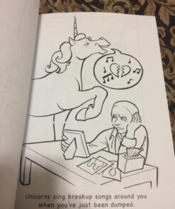 Unicorns Are Jerks: A Funny Adult Coloring Book Exposing the Cold, Hard, Sparkly Truth (Hilarious Unicorn Christmas Gift or Stocking Stuffer for Adult Women) Paperback, Picture Book 19 71h43BV9R6L