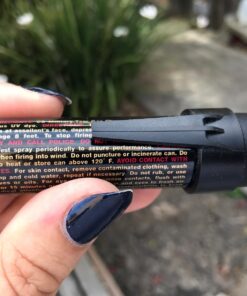 SABRE Advanced Pepper Spray, 3-in-1 Formula Contains Maximum Strength Pepper Spray, CS Military Tear Gas and UV Marking Dye, Compact Belt Clip for Easy Carry and Fast Access, 35 Bursts Black 43 71h4XQRHmxL