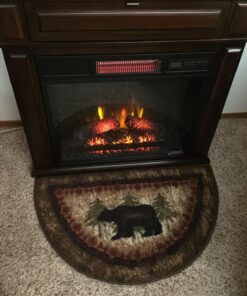 Cozy Cabin CC5275 Birch Bear Non Skid Rug 19"x31" Wedge Brown 19 in x 31 in 28 71h4ajHlnL