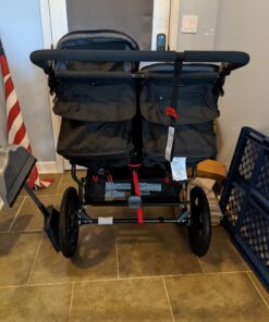 BOB Gear Revolution Flex 3.0 Duallie Double Jogging Stroller, Graphite Black 59 71h531BNs L