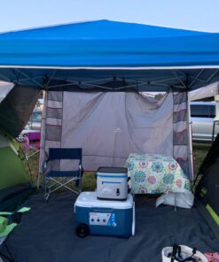 Coleman Dark Room Sundome Camping Tent, 4/6 Person Tent Blocks 90% of Sunlight and Keeps Inside Cool, Lightweight Tent for Camping Includes Rainfly, Carry Bag, and Easy Setup 4 Person 62 71h5Pv8ykL