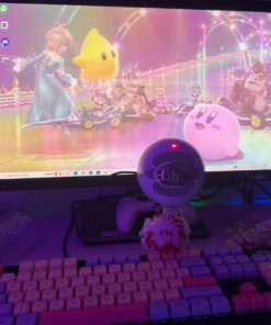 Logitech for Creators Blue Snowball iCE USB Microphone for Gaming, Streaming, Podcasting, Twitch, YouTube, Discord, Recording for PC and Mac, Plug & Play-Black Whiteout 34 71h5X00KR L