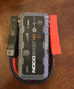 NOCO Boost HD GB70 2000A UltraSafe Car Battery Jump Starter, 12V Battery Booster Pack, Jump Box, Portable Charger and Jumper Cables for 8.0L Gasoline and 6.0L Diesel Engines 33 71h5fOpsgzL
