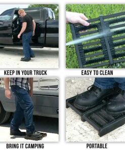 Alternative view of Jobsite Boot Scraper - Outdoor Shoe Scrubber Cleaner Brush 1 Pack