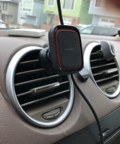 APPS2Car 2 Packs Magnetic Phone Car Mount, in Car Phone Holder Air Vent Magnetic, 6 N52 Magnets Universal Mobile Phone Holders for Cars, for iPhone Pro Max Samsung S22 Ultra P30 GPS Black-Red 39 71h6aI4i zL