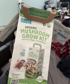 Back to the Roots Organic Oyster Mushroom Grow Kit, Harvest Gourmet Mushrooms In 10 Days 1 Count (Pack of 1) 70 71h6gDplT5L