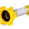 Camco Flexible Hose Protector-Eliminates Hose Crimping and Straining at Faucets and Water Connections, Creates Hose Flexibility (22703) - 22703-A , Yellow 49 71h6sElC9HL