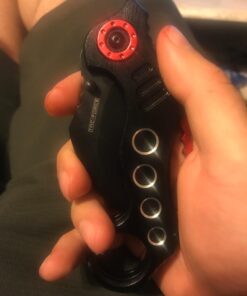 Snake Eye Tactical Pocket Knives Black Blade Tactical Knife black and orange 43 71h6xvmlcOL