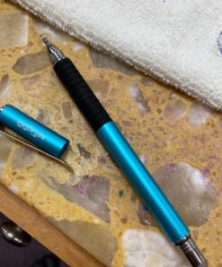 Mixoo 2-in-1 High Precision Stylus (Disc & Fiber Tips 2 in 1 Series), Extra with 3 Replaceable Tips, Compatible with Capacitive Touch Screen Devices (Blue) Blue 34 71h7CO3sHPL