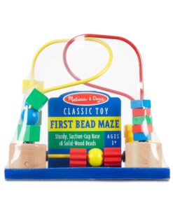 Melissa & Doug First Bead Maze - Wooden Educational Toy for Floor, High Chair, or Table - Infant Maze Toy, Bead Maze Toys For Toddlers And Babies 4.2 x 7 x 8.6 inches ; 1.3 pounds Standard 25 71h7bX9YvhL 1