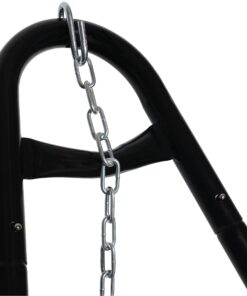 Sunnydaze Universal Heavy-Duty Steel Hammock Stand - 550-Pound Capacity - Fits Hammocks 9 to 14 Feet Long - Black 26 71h87yfPAEL