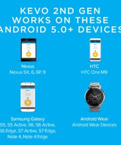 Kwikset - Kevo 99250-202 Kevo 2nd Gen Bluetooth Touch-to-Open Smart Keyless Entry Electronic Deadbolt Door Lock Featuring SmartKey Security, Satin Nickel 31 71h9G0 GNdL 1