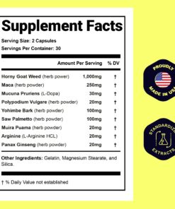 Nutrition Essentials AlphaMAN XL Male Pills | - Enlargement Booster Increases Energy, Mood & Endurance | Best Performance Supplement for Men - 1 Month Supply, 60 Capsules 23 71h9tzQBIyL