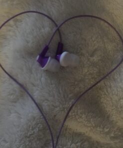 Panasonic ErgoFit Wired Earbuds, In-Ear Headphones with Dynamic Crystal-Clear Sound and Ergonomic Custom-Fit Earpieces (S/M/L), 3.5mm Jack for Phones and Laptops, No Mic - RP-HJE120-V (Purple) Purple 36 71hA2iNnFQL