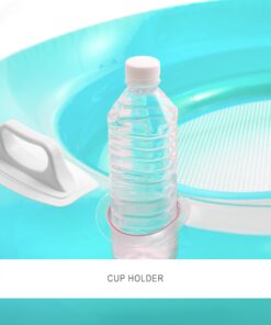 INTEX 58883EP Inflatable Sit 'N Lounge Pool Float: Heavy Duty Grab Handles – 47" Diameter – 220lb Weight Capacity – One Lounge – Color May Vary 47" 18 71hACp8r89L