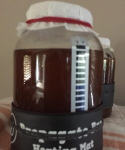 Wrap Around Kombucha Heater Belt | Propagate Pro Brewing and Fermentation Heat Mat Warmer | Keeps Your SCOBY Happy and Productive with Stickon Thermometer 2 3 inch x 20 inch 40 71hAJwQL6iL