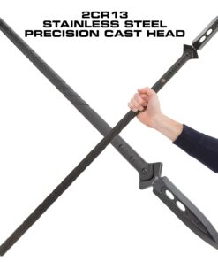 REAPR 11003 Survival Spear, Stainless Steel Hunting Spear, Tactical Throwing Spear, Nylon-Fiberglass Tactical Spear Handle, Decisive Hunting Gear 31 71hBA1Sw58S