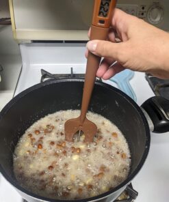 Efeng Candy Spatula with Thermometer Built in and Pot Clip – Fast Instant Read Digital Candy Thermometer,Spatula Thermometer for Chocolate,jams,syrups, Oil Cooking with BPA Free Silicon Spatula 22 71hBvHxMdWL