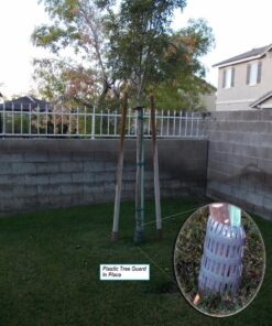 EasyFlex 1131-6C Tree Trunk Protector, 6 Count (Pack of 1), Gray 6 Count (Pack of 1) 40 71hCzX5PWdL