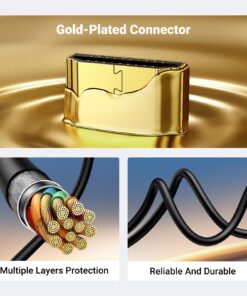 UGREEN Micro HDMI to HDMI Cable Adapter 4K 60Hz Ethernet Audio Return Channel Compatible with GoPro Hero 7/6 Raspberry Pi 4 Retroid Pocket 3+/3 Yoga 3 B500 Sony A6000 Camera Video Capture Card 3FT 28 71hDNT1BrRL