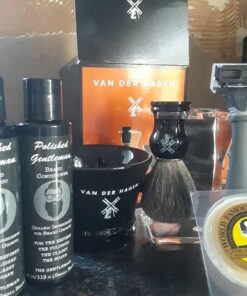 Polished Gentleman Beard Shampoo and Conditioner Set - Refreshing Beard Moisturizer & Mustache Softener - Beard Thickener with Tea Tree & Growth Oil - Paraben-Free & Sulfate-Free - Made by USA (4Oz) 4 Fl Oz (Pack of 2) 35 71hDiauTtwL