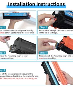 1 Pack for Xerox C230/C235 Black Toner Cartridge Replacement High Capacity 5500 Pages,C230 C235 Printer 006R04383 11 71hDmqh6jNL 1