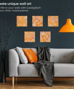 Arteza Paint Canvases for Painting, Pack of 12, 8 x 8 Inches, Square White Stretched Canvas Bulk, 100% Cotton, 8 oz Gesso-Primed, Art Supplies for Adults and Teens, Acrylic Pouring and Oil Painting White - Classic 8 x 8 (Pack of 12) 13 71hFKQgGf0L