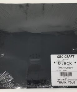 12 x 12 Gloss Black (10 Pack) Permanent Adhesive Vinyl Sheets for Silhouette Cameo and Cricut Explore Expression Maker Machines Make Decals Signs Monograms 5 71hFZ1Fn5 L