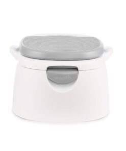 Munchkin® Arm & Hammer Multi-Stage 3-in-1 Potty Seat, (Potty Chair, Trainer Ring and Step Stool), Grey 30 71hFk NiGhL