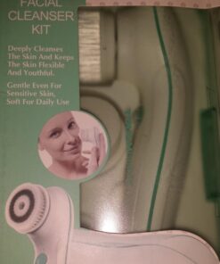 Facial Cleansing Brush, TOUCHBeauty Face Scrubber Electric with Case, 3 Spin Brushes for Deep Cleansing, Gentle Exfoliating, Dual-Speed, Waterproof AS-0759A(Green) Green 45 71hFmmSI57L