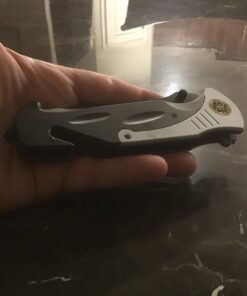 Tac-force Extra Large Grey 10.5" Folding Blade Spring Assisted Open Pocket Knife 36 71hGOAvsPuL