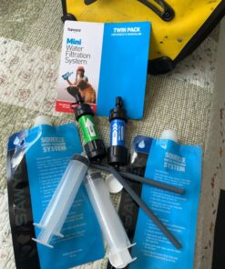 Sawyer Products SP2101 MINI Water Filtration System, 2-Pack, Blue and Green Blue / Green 15 71hH7XRw14L