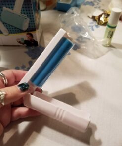 iLifeTech Reusable Sticky Picker Set Cleaner Lint Roller Pet Hair Remover Brush, Blue 4" Medium Set 57 71hHLn kgjL