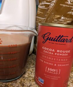 E Guittard Cocoa Powder, Unsweetened Rouge Red Dutch Process Cocoa, 8oz Can Standard Packaging 11 71hHkPrP3 L
