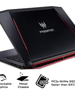 2019 Acer Predator Helios VR Ready 15.6" FHD IPS Gaming Laptop | Intel 6-Core i7-8750H | 16GB RAM | 512GB SSD Boot + 1TB HDD | NVIDIA GeForce GTX 1060 6GB | Backlit Keyboard | Windows 10 12 71hIScOjJ9L