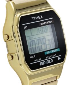 Timex Men's T78677 Classic Digital Gold-Tone Stainless Steel 26 71hIm1kq oL