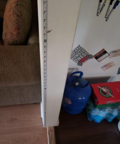 Starrett Tape Measure Stix with Adhesive Backing - Mount to Work Bench, Saw Table, Drafting Table - 1/2" x 12', English Metric, Right-Left Reading - SM412WRL White 33 71hJRc0GN3L