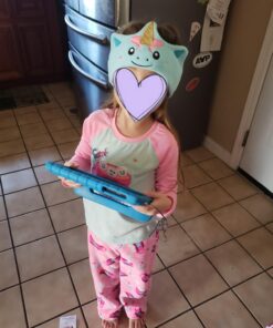 CozyPhones Kids Headphones, Headband Earphones for Children, Baby, & Toddlers 1-3. Stretchy & Comfy for Home, Plane & Car Travel Accessories - Mystic Unicorn Blue 29 71hK6DmQqTL