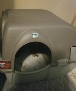 Omega Paw Self-Cleaning Litter Box, Pewter 49 71hKBnl70L