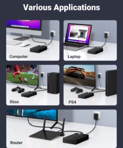 UGREEN External Hard Drive Enclosure for 3.5 2.5 Inch SATA SSD HDD USB 3.0 to SATA III Hard Drive Case with UASP 12V Power Adapter Compatible with WD Seagate Toshiba Samsung Hitachi PS5 Xbox 31 71hKuRnKhL