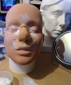 Mehron Makeup Practice Head |Makeup Practice Face| Mannequin Head for Makeup Practice, Special FX, & Face Painting for Students 47 71hL2Nk4AlL