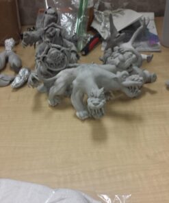 Super Sculpey Medium Gray, Premium, Non Toxic, Medium firmness, Sculpting Modeling Polymer clay, Oven Bake Clay, 1 pound bar. Great for all advanced sculptors, model makers and movie studios Multicolor 51 71hL9HbcuLL