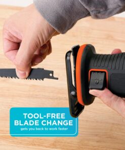 BLACK+DECKER 20V MAX* Cordless Reciprocating Saw Kit (BDCR20C) 21 71hLLhKVfJS