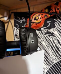 Acinaci Wireless Gaming Headset with Detachable Noise Cancelling Microphone, 2.4G Bluetooth - USB - 3.5mm Wired Jack 3 Modes Wireless Gaming Headphones for PC, PS4, PS5, Mac, Switch, Phone, Tablet Black 37 71hLM093ZoL