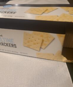 Amazon Fresh - Original Saltine Crackers, 16 oz (Previously Happy Belly, Packaging May Vary) 25 71hMKXVB4VL