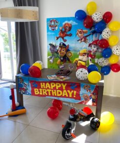 amscan Paw Party Balloons, Paw Print, Red/Yellow/Blue, Set of 30 17 71hMYtI6tvL