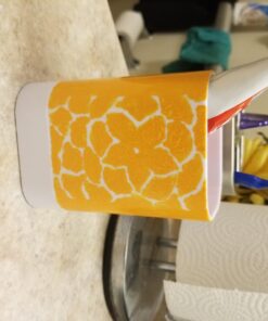 mDesign Plastic Toothbrush Storage Organizer Holder with Cup for Bathroom, Vanity, Countertop Space - Holds Brushes, Toothpaste, Floss, Dental Accessories - White/Satin 28 71hO6i0whVL