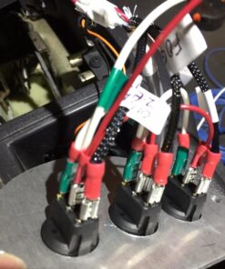 yueton 12pcs Car Truck Rocker Round Toggle LED Switch On-Off Control, Blue, Green, Yellow, Red 46 71hOVfHmeXL