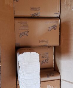 Scott® Multifold Paper Towels (01804), with Absorbency Pockets™, 9.2" x 9.4" sheets, White, (250 Sheets/Pack, 16 Packs/Case, 4,000 Sheets/Case) 27 71hOtqVjEVL