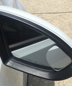 Fan Shape 360 Degree Rotate Sway Adjustabe Blind Spot Mirrors, Ampper HD Glass Convex (Low Curvature) Frameless Stick On Lens (Pack of 2) Pack of 2 38 71hOuu7NlrL